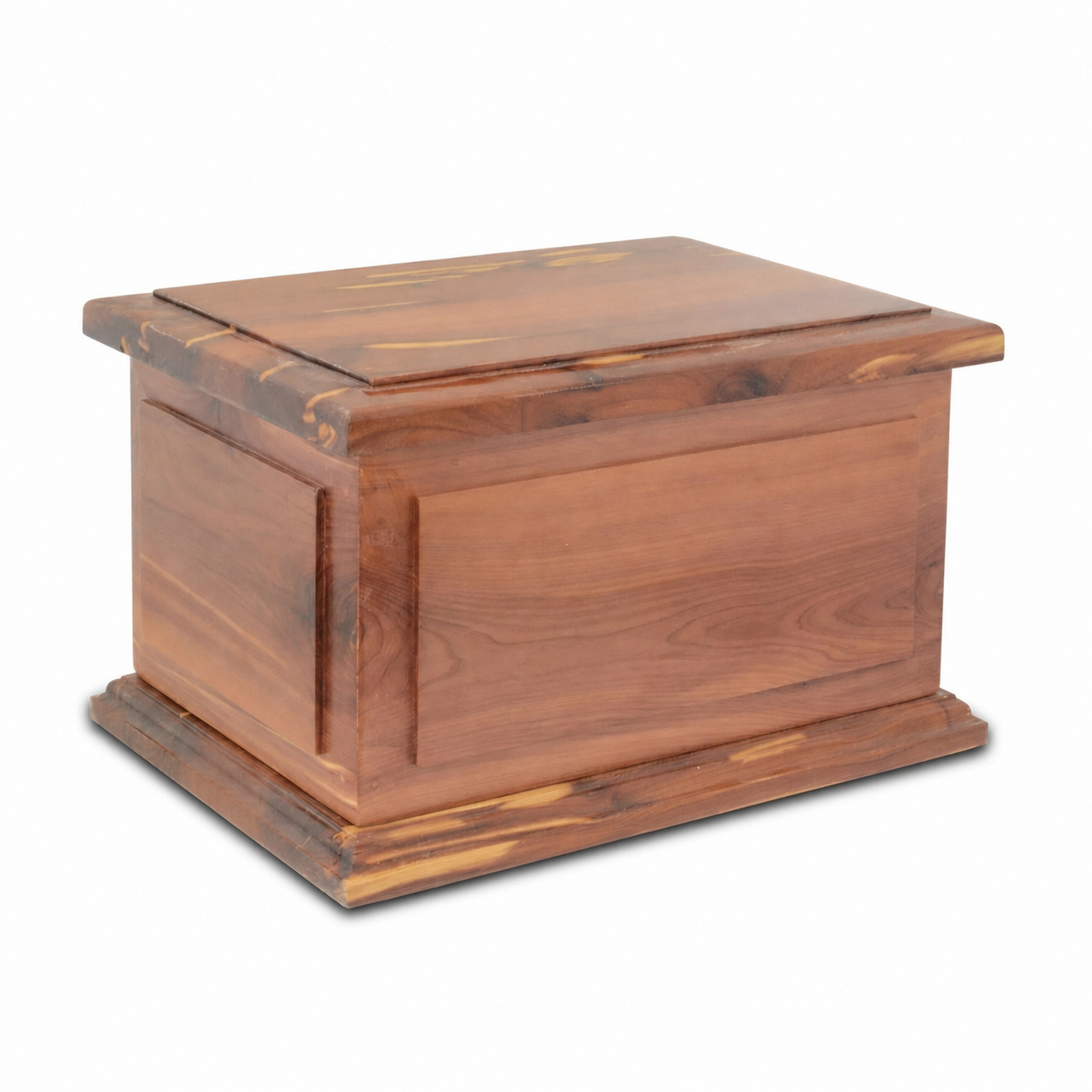 Wooden adult cremation urn