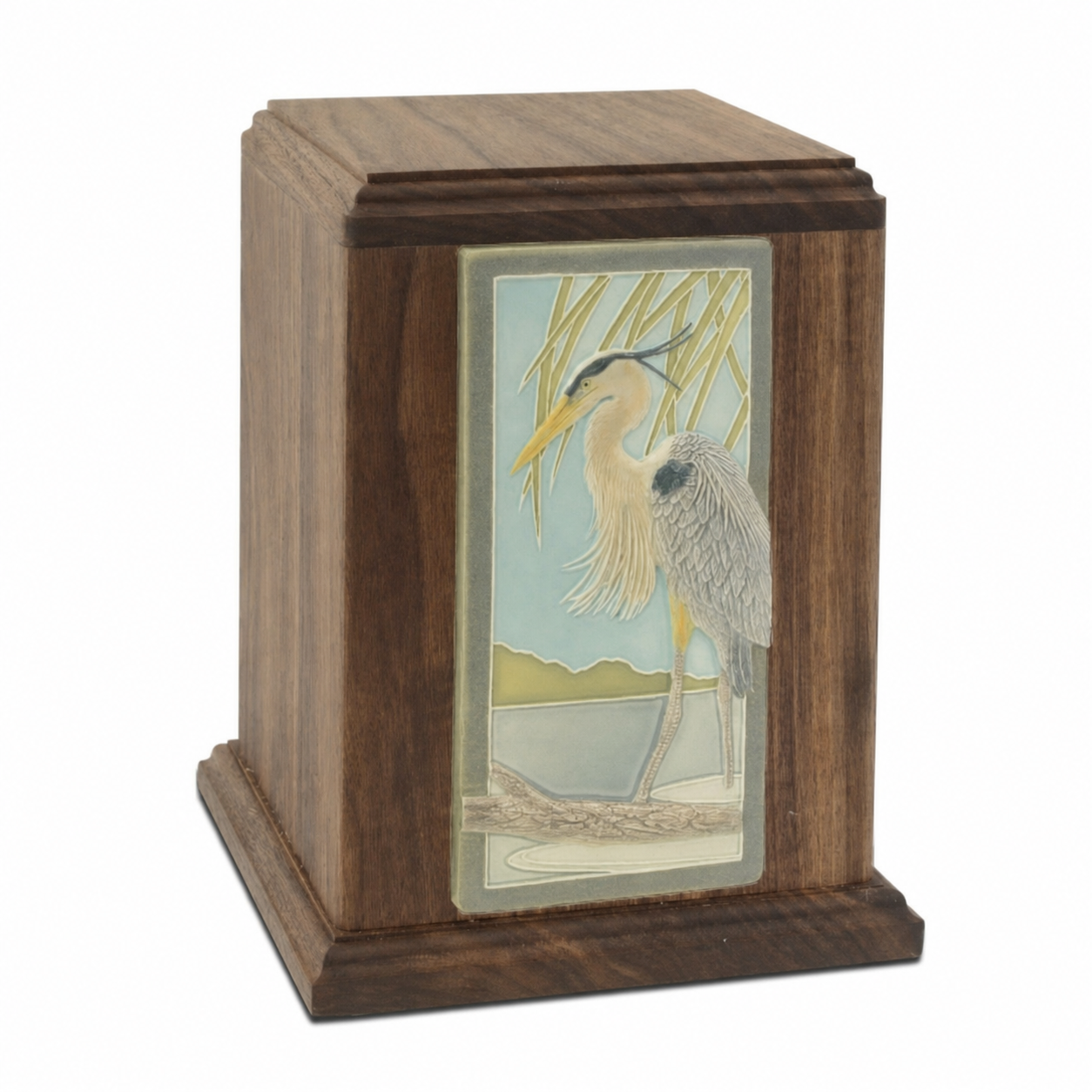 Heron Memorial Urn cremation urn