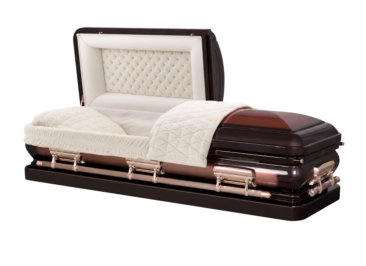 Fulton Bronze 18 gauge steel casket