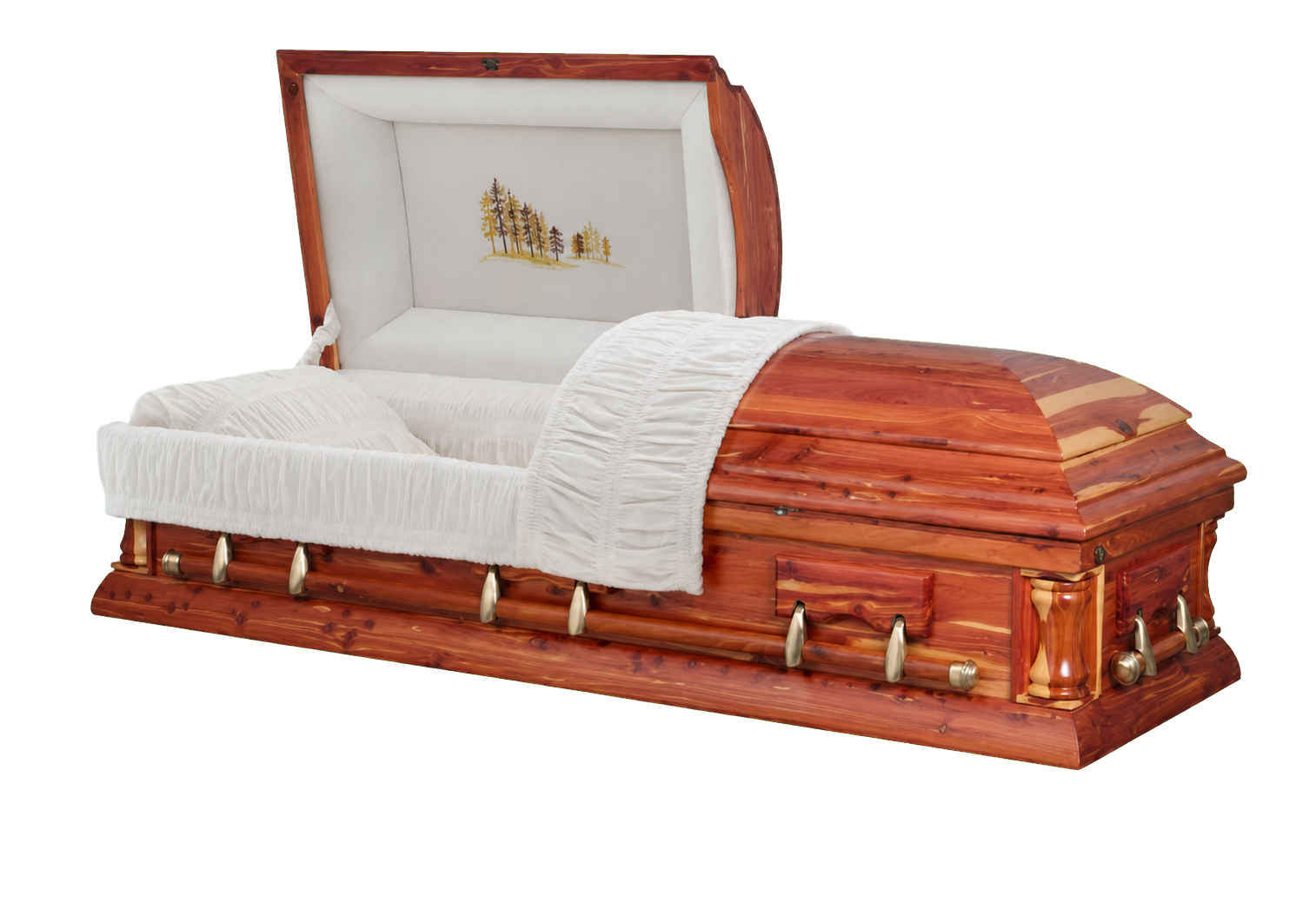 Reynolds Cedar solid wood casket