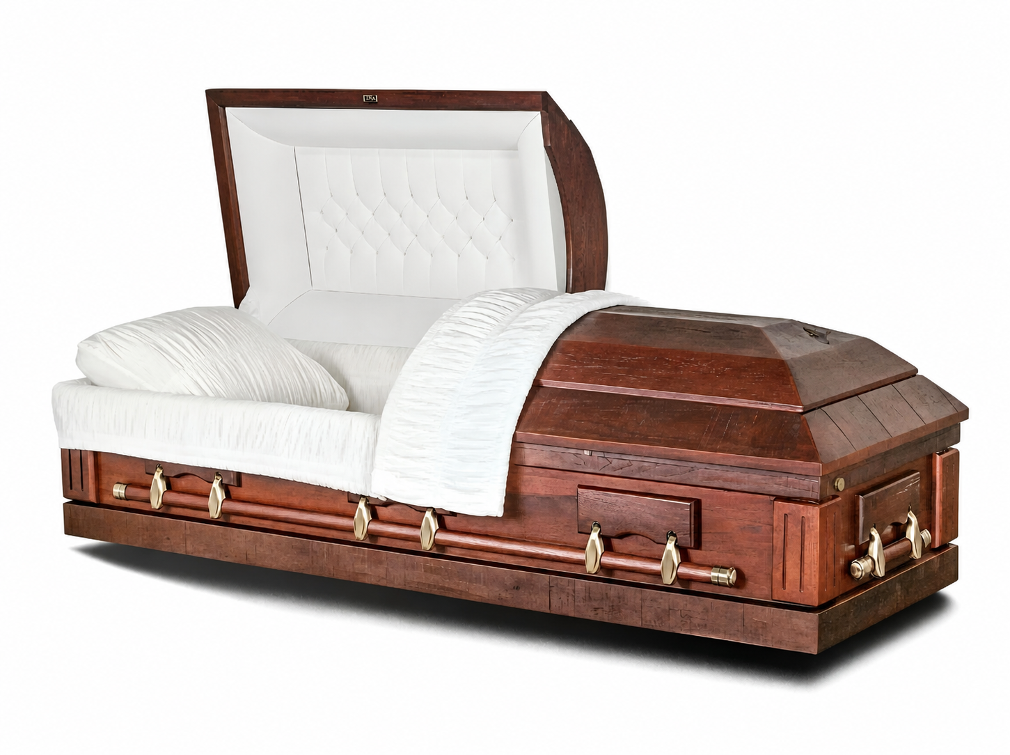Barnwood Oak wood casket